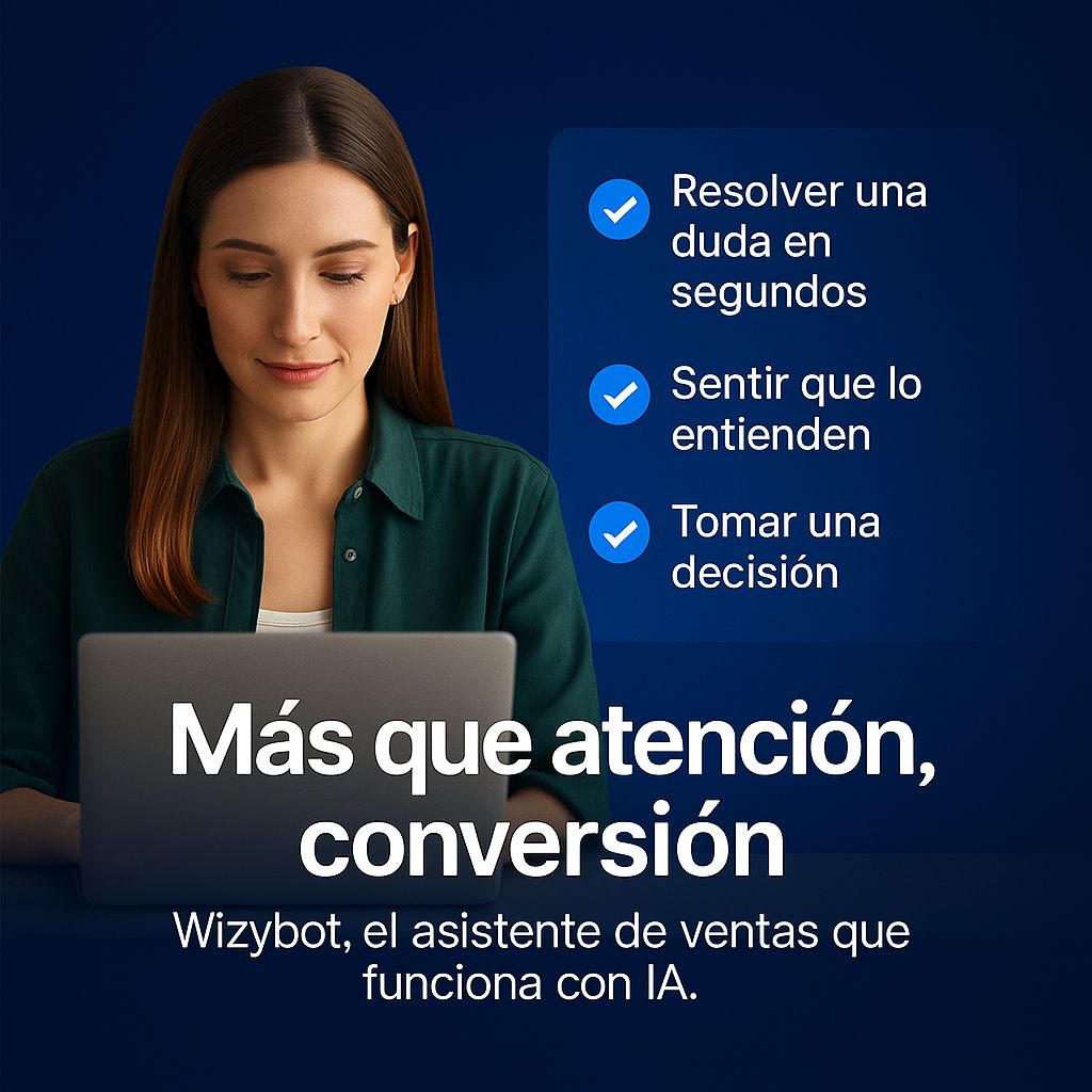 Wizybot ChatBot Asistente de Ventas con IA para eCommerce Shopify